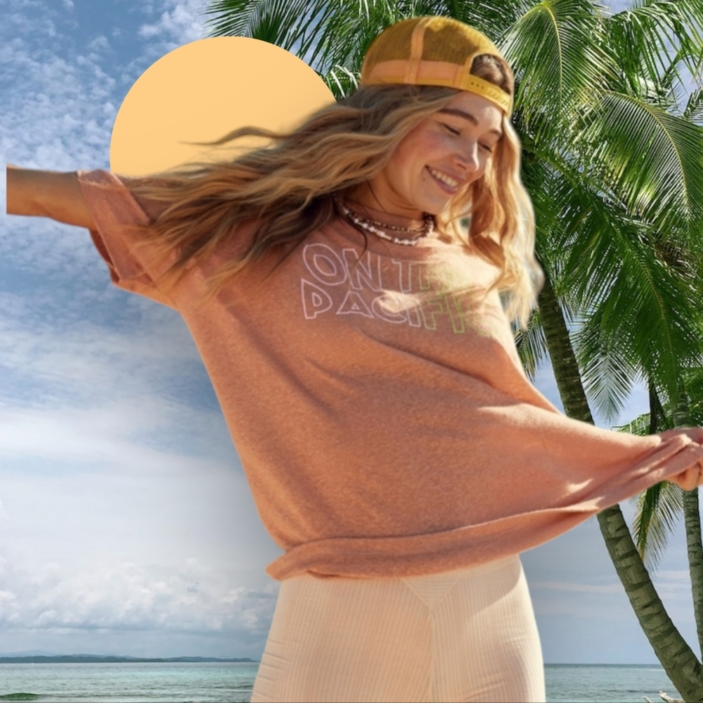 Restock - NWT Aerie BF Sienna On The Pacific Top Sz L